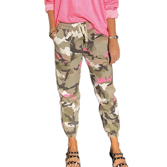 Camouflage casual pants women